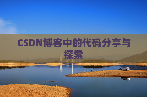 CSDN博客中的代码分享与探索